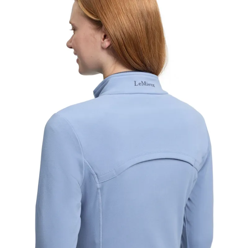 LeMieux Frances Womens 1/4 Zip Fleece - Powder Blue-4