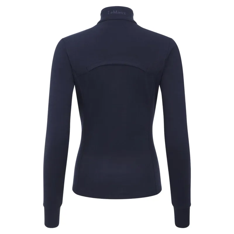 LeMieux Frances Womens 1/4 Zip Fleece - Navy-3