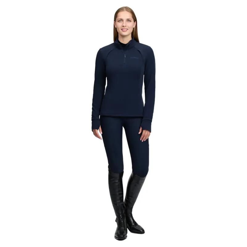 LeMieux Frances Womens 1/4 Zip Fleece - Navy-5