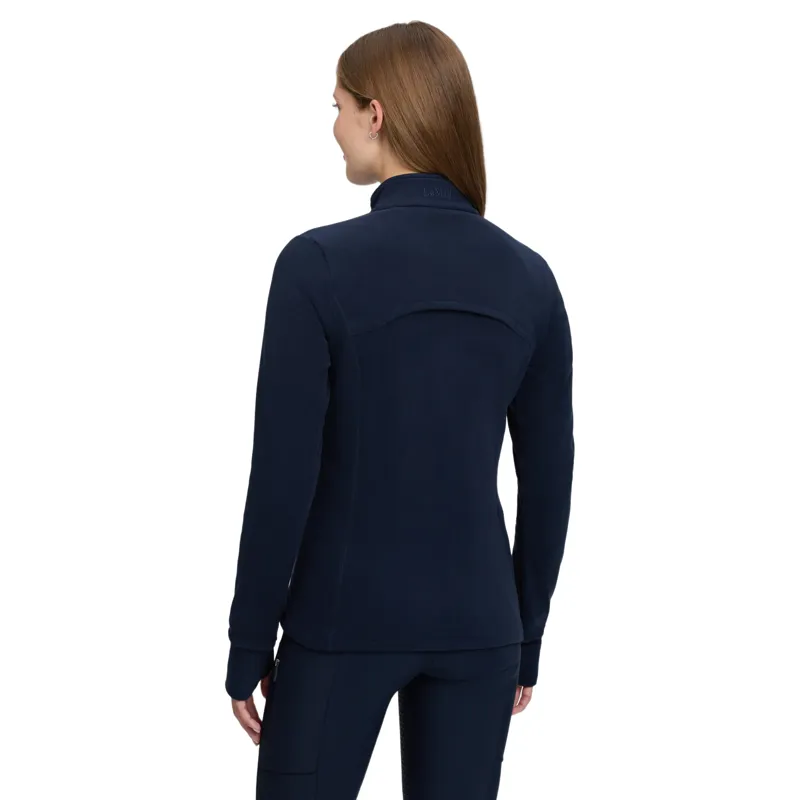 LeMieux Frances Womens 1/4 Zip Fleece - Navy-4