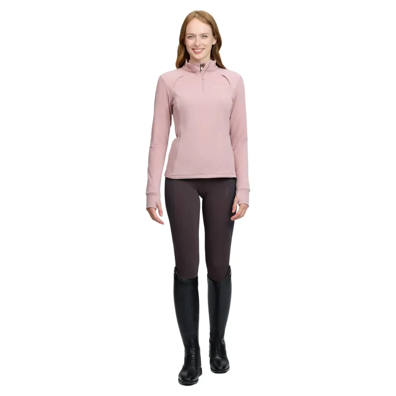 LeMieux Frances Womens 1/4 Zip Fleece - Wild Rose-4