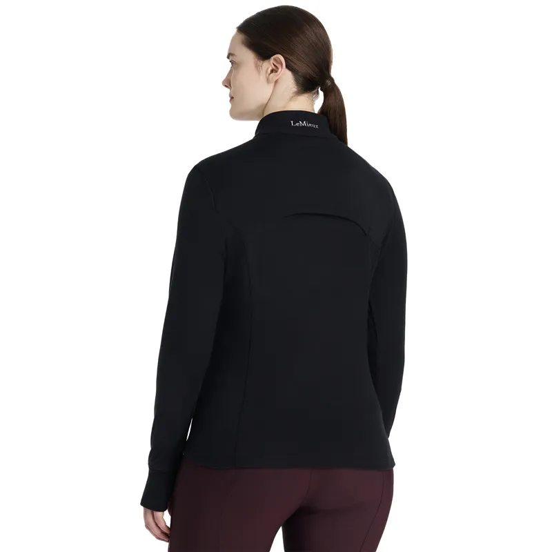 LeMieux Frances Womens 1/4 Zip Fleece - Black-1