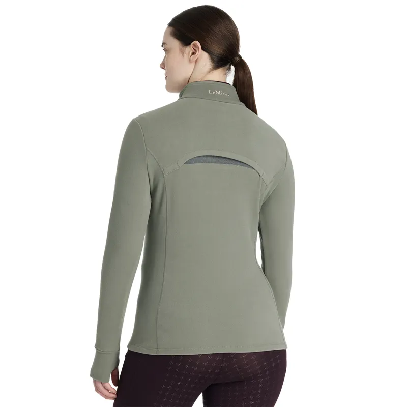 LeMieux Frances Womens 1/4 Zip Fleece - Rosemary-1