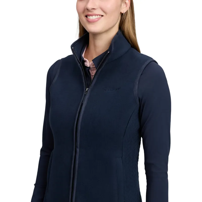 LeMieux Frankie Womens Fleece Gilet - Navy-3