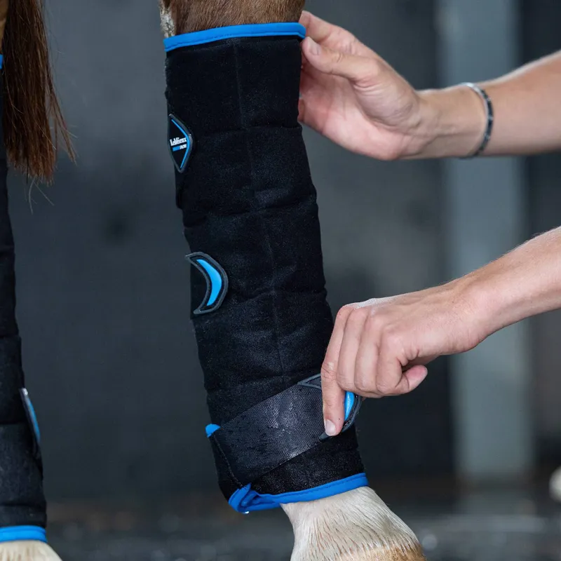 LeMieux Freeze Flow Ice Hind Boots - Black-3