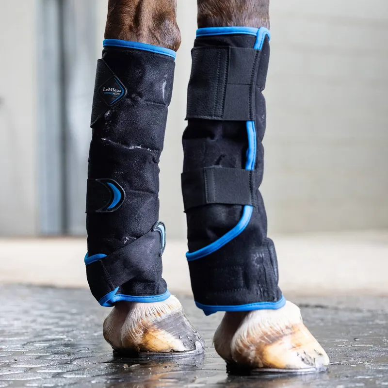LeMieux Freeze Flow Ice Front Boots Black