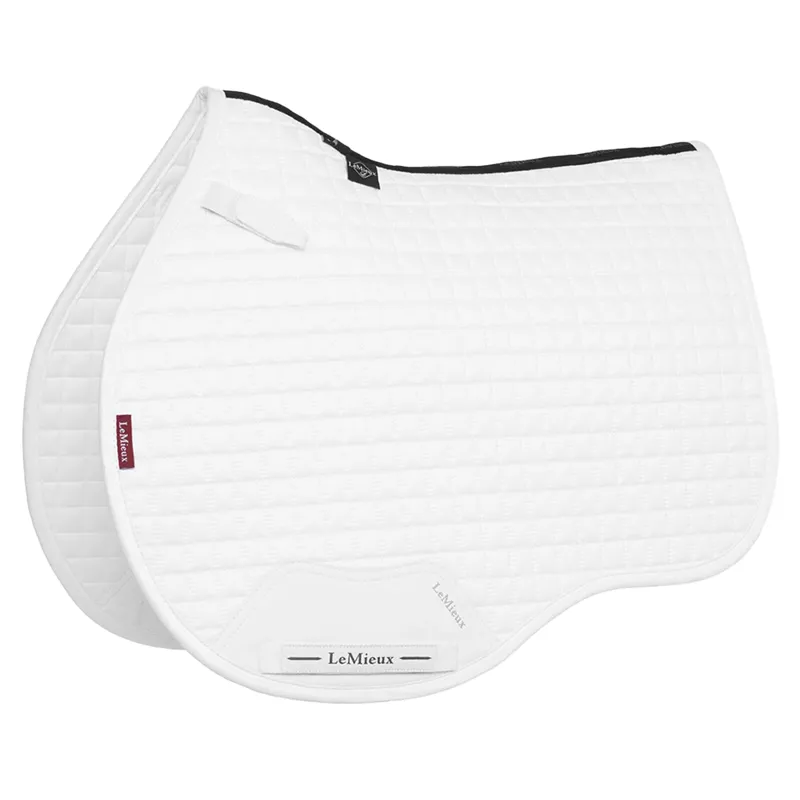 LeMieux Suede GP Saddle Pad - White