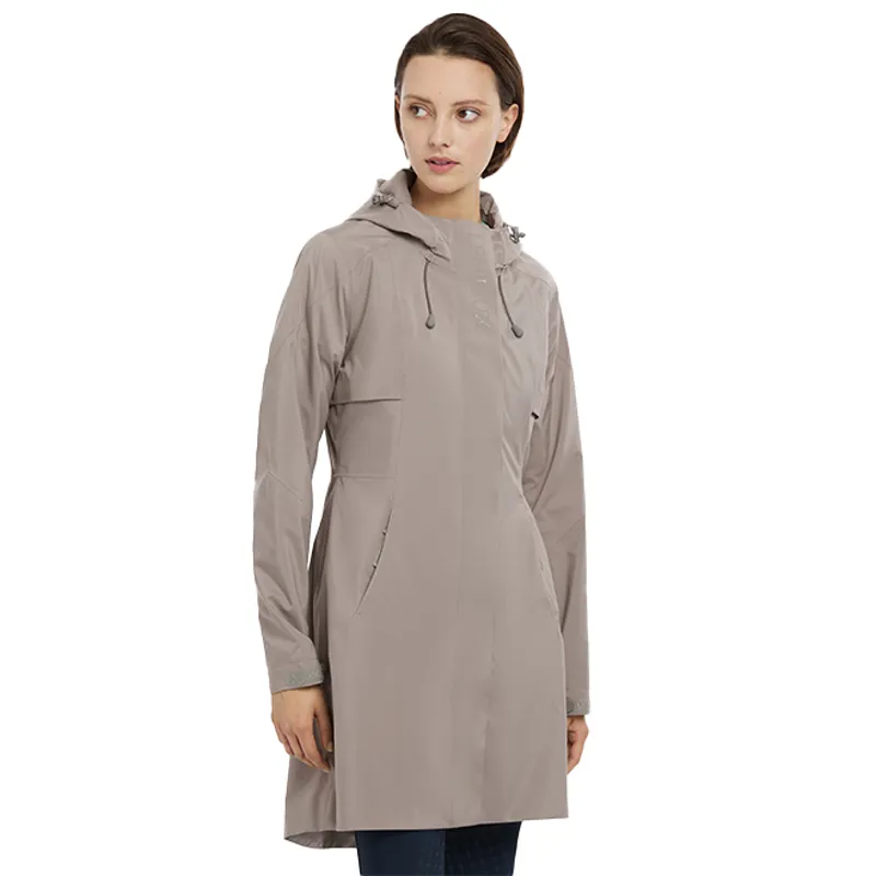 LeMieux Grace Ladies Long Waterproof Jacket - Pecan