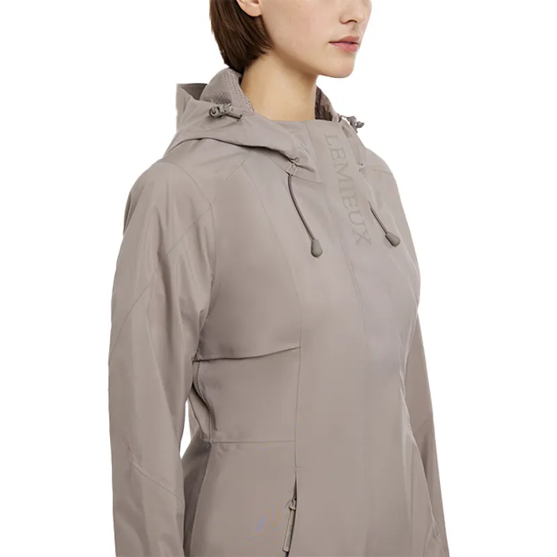 LeMieux Grace Ladies Long Waterproof Jacket - Pecan-7