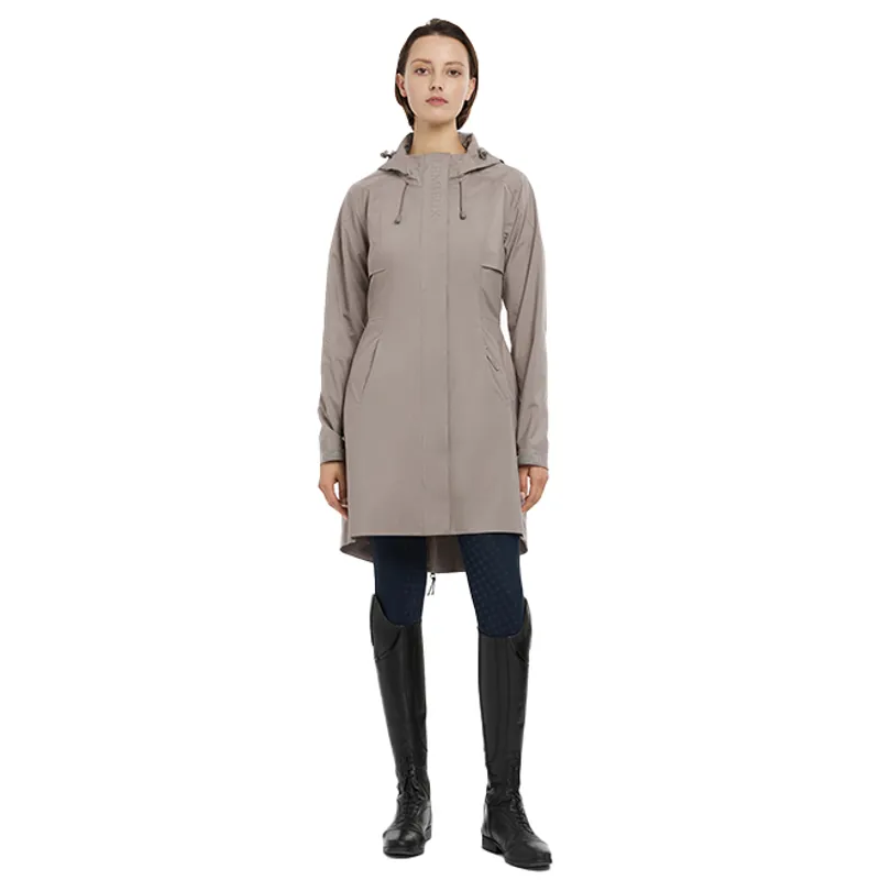 LeMieux Grace Ladies Long Waterproof Jacket - Pecan-12