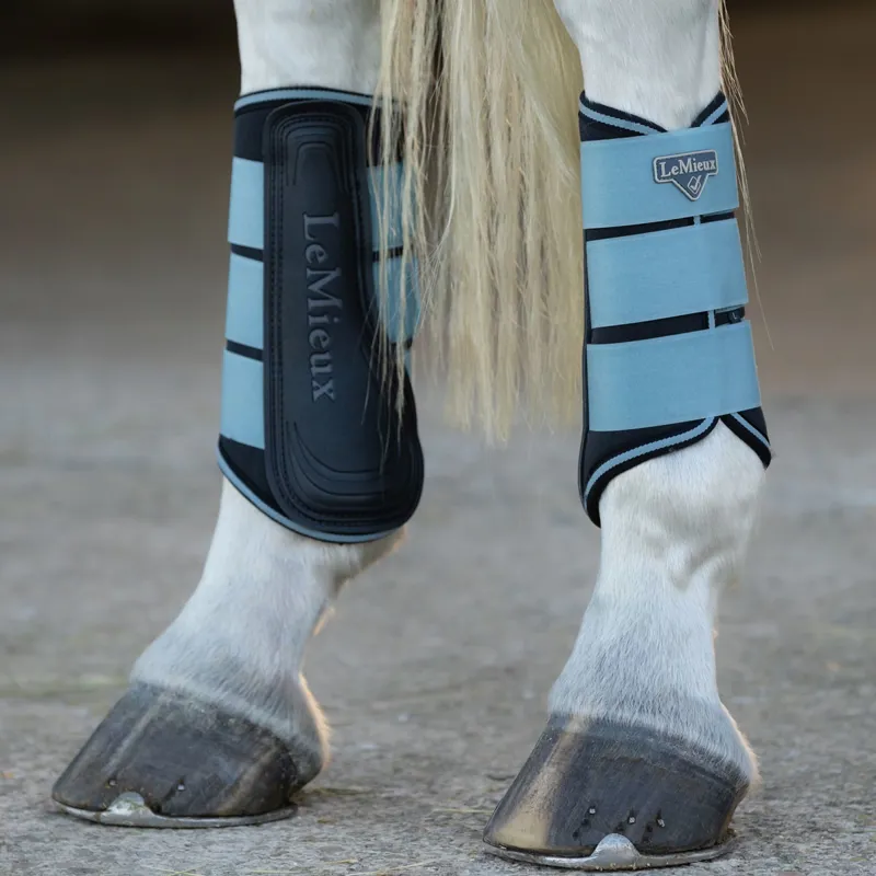 LeMieux Grafter Brushing Boots - Glacier-2