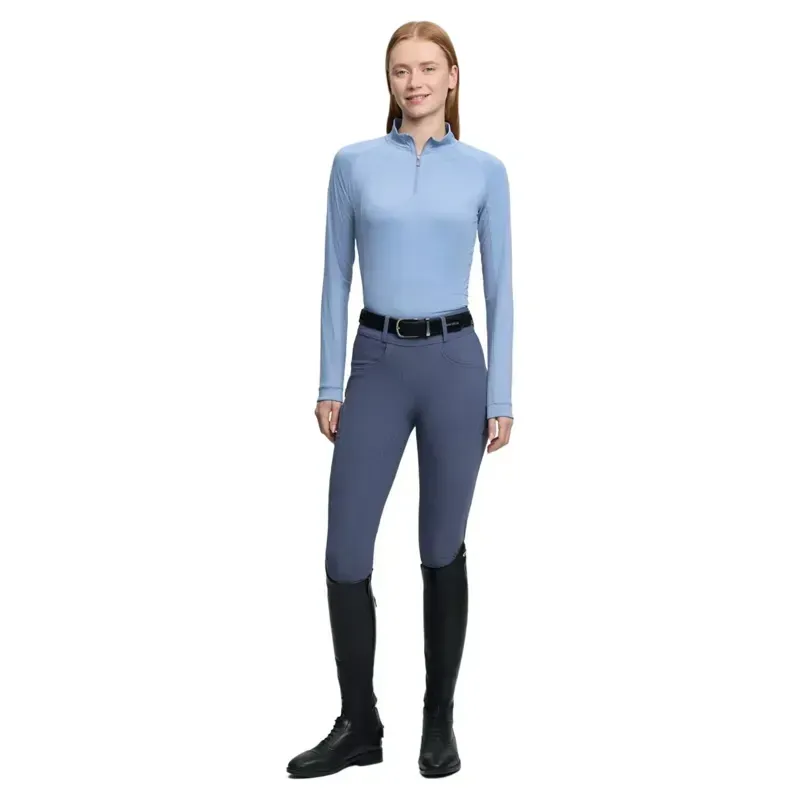 LeMieux Halle Womens Lightweight Base Layer - Powder Blue-2