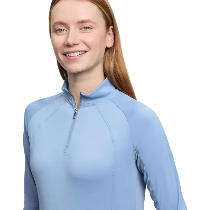 LeMieux Halle Womens Lightweight Base Layer - Powder Blue-3
