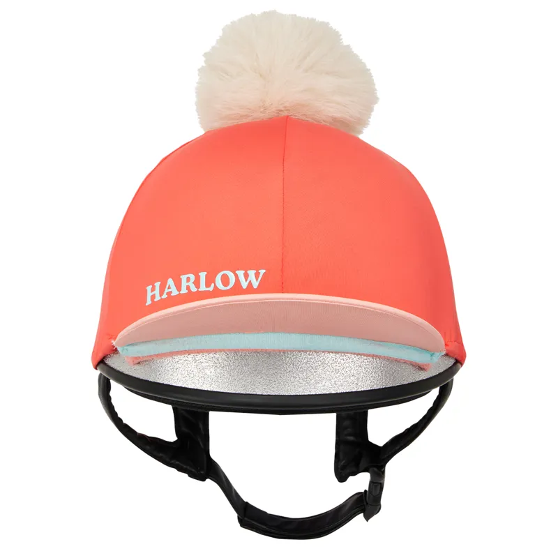 LeMieux x Harlow Hat Silk - Coral Crush-1
