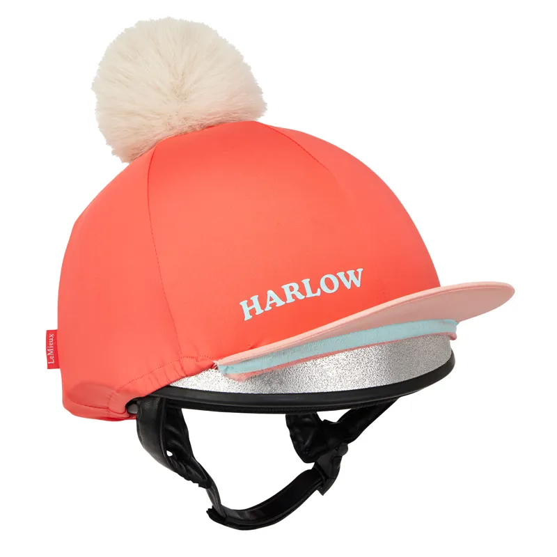 LeMieux x Harlow Hat Silk - Coral Crush