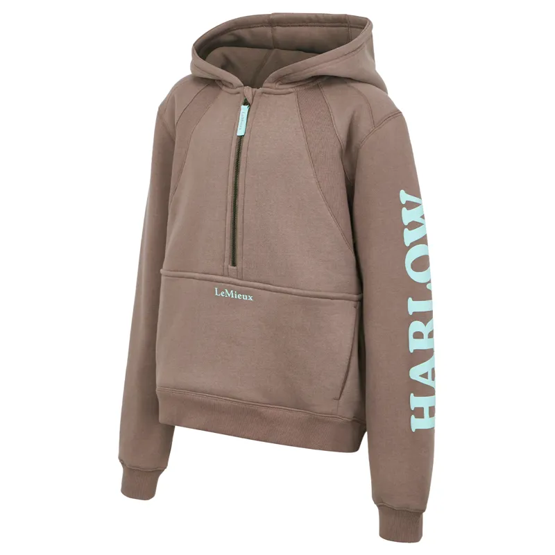 LeMieux x Harlow Young Rider Hoodie - Walnut-1