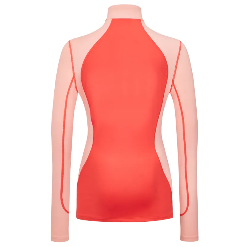 LeMieux x Harlow Young Rider Long Sleeve Base Layer - Coral Crush-2