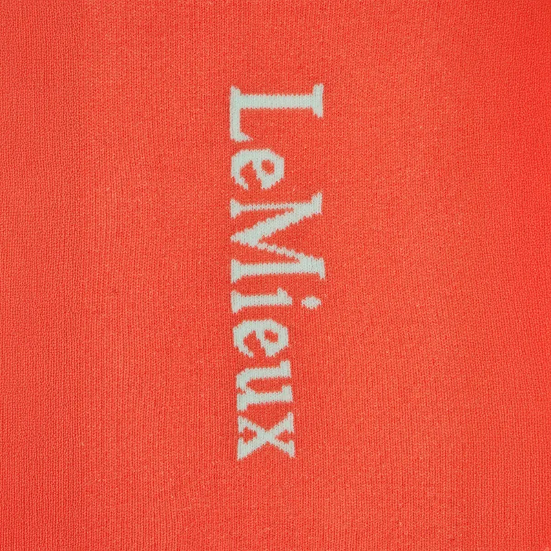 LeMieux x Harlow Junior Competition Socks 2 Pack - Coral/Blue Topaz-1