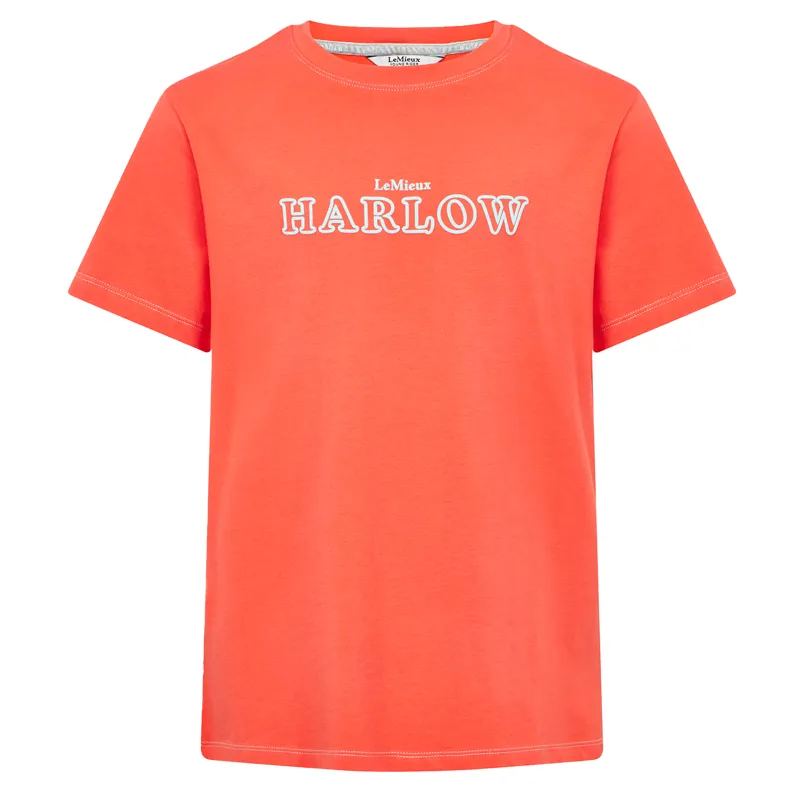LeMieux x Harlow Junior Girls Tee - Coral Crush