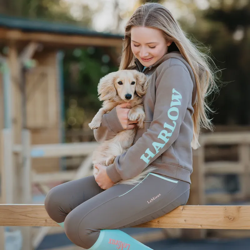 LeMieux x Harlow Young Rider Hoodie - Walnut-4