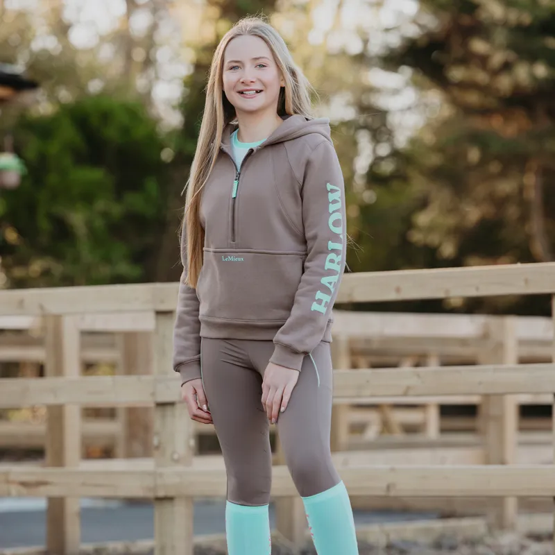 LeMieux x Harlow Young Rider Hoodie - Walnut-5