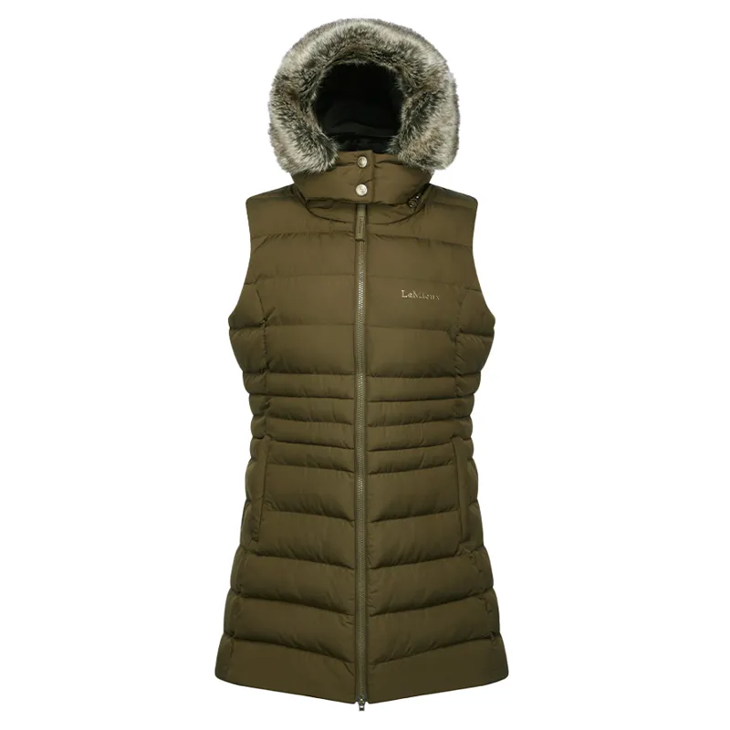 LeMieux Harper Ladies Longline Puffer Gilet - Alpine