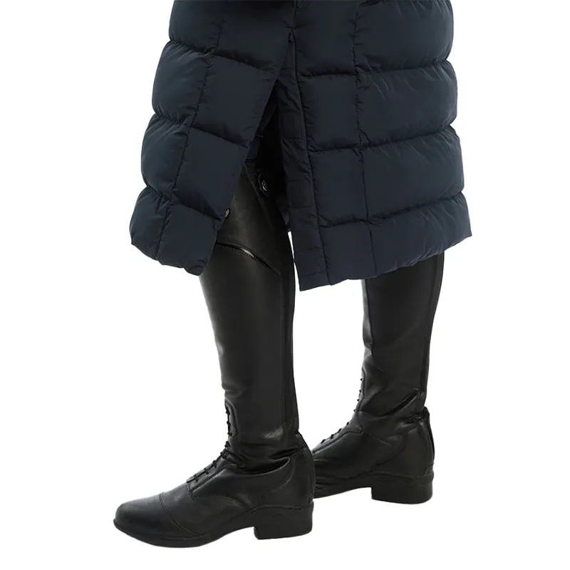 LeMieux Harper Ladies Longline Puffer Jacket - Navy-10