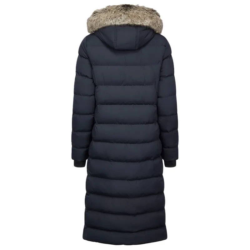 LeMieux Harper Ladies Longline Puffer Jacket - Navy-3