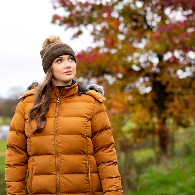 LeMieux Harper Ladies Longline Puffer Jacket - Ginger-7