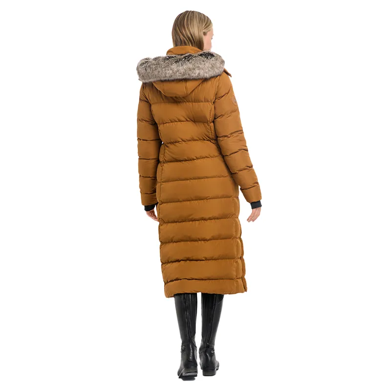 LeMieux Harper Ladies Longline Puffer Jacket - Ginger-4