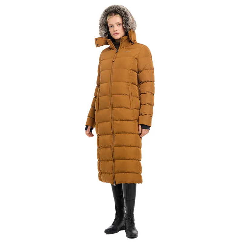 LeMieux Harper Ladies Longline Puffer Jacket - Ginger-6