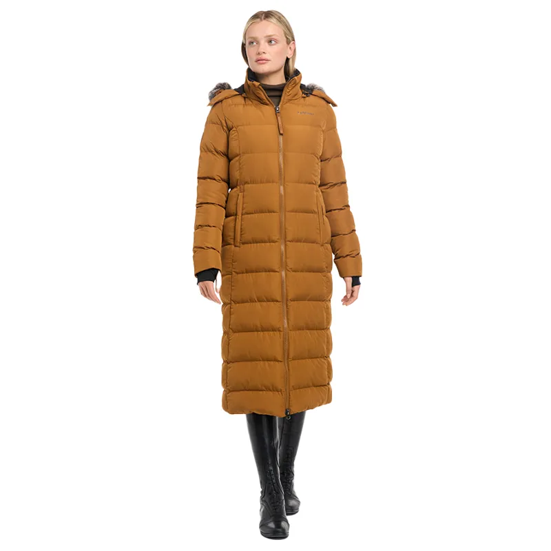 LeMieux Harper Ladies Longline Puffer Jacket - Ginger-1