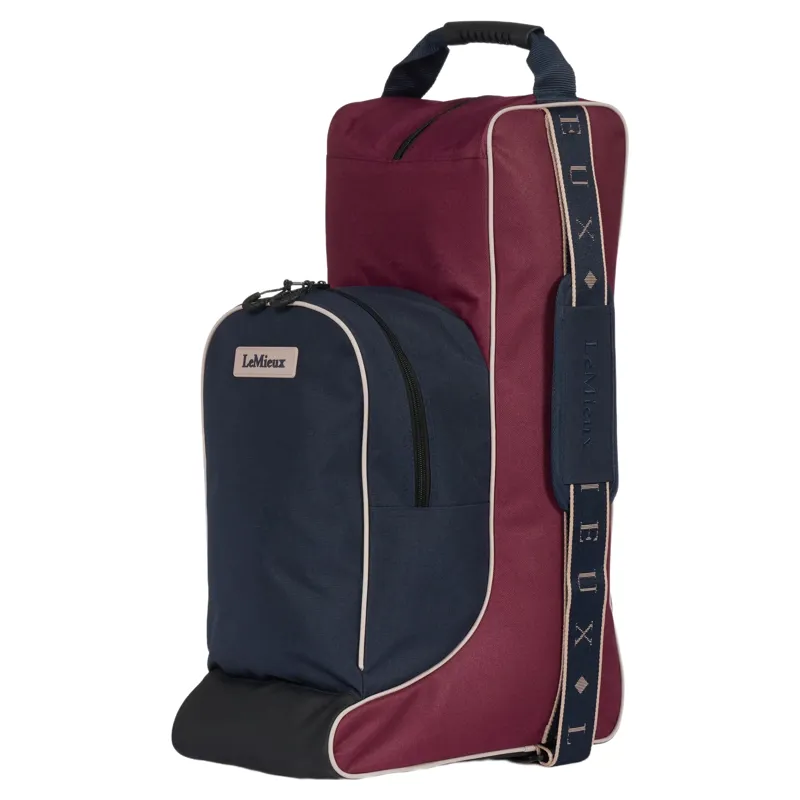 LeMieux Hat and Boot Bag - Blackberry