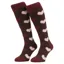LeMieux Heart Fluffies Junior Socks - Bramble