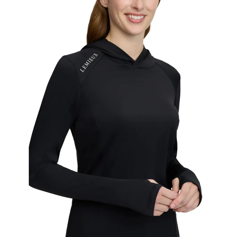 LeMieux Heidi Womens Hooded Mid Layer - Black-4