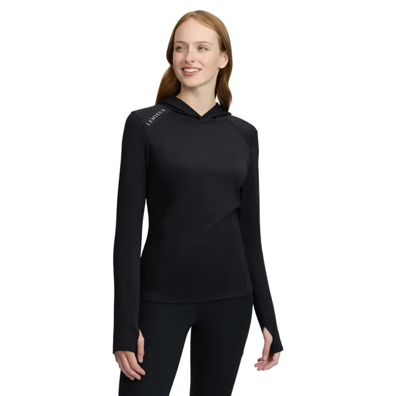 LeMieux Heidi Womens Hooded Mid Layer - Black