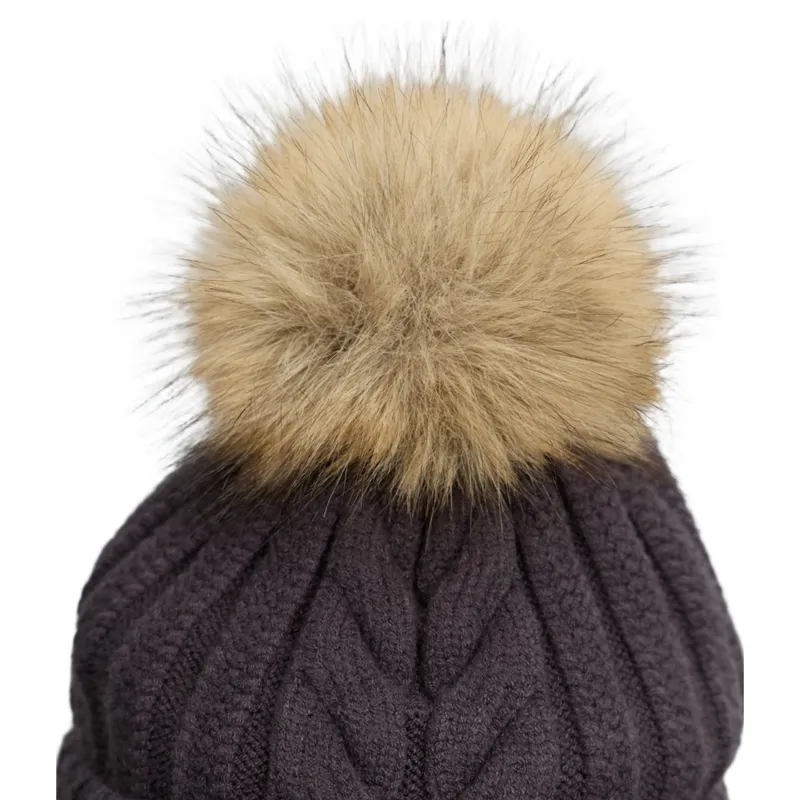 LeMieux Heritage Knit Beanie - Cocoa-3