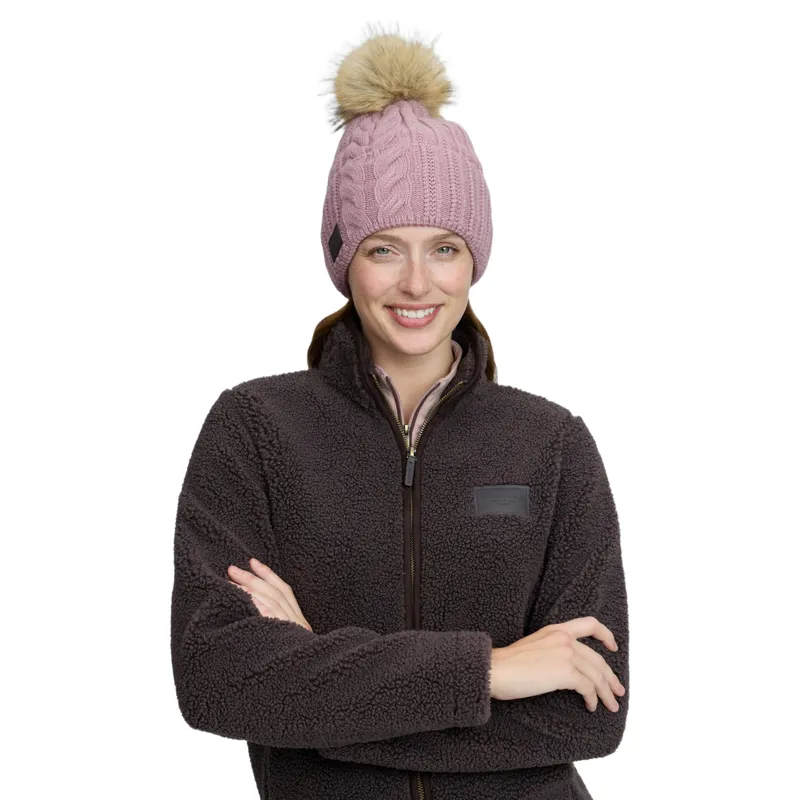 LeMieux Heritage Knit Beanie - Wild Rose-2