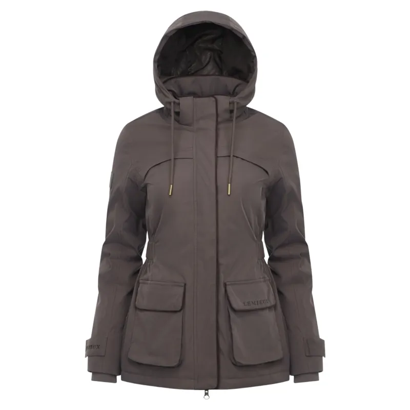 LeMieux Heritage Beatrice Womens Waterproof Coat - Cocoa-2