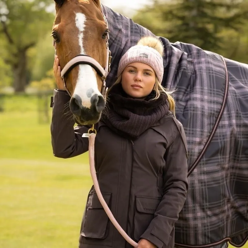 LeMieux Heritage Beatrice Womens Waterproof Coat - Cocoa-8