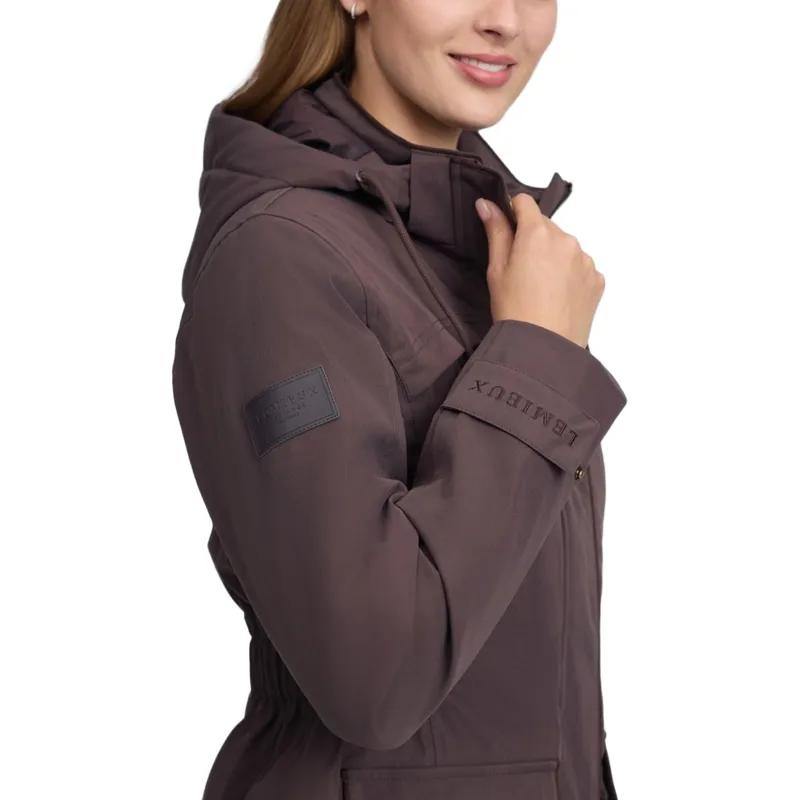 LeMieux Heritage Beatrice Womens Waterproof Coat - Cocoa-5
