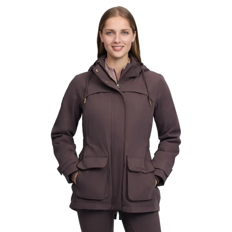 LeMieux Heritage Beatrice Womens Waterproof Coat - Cocoa