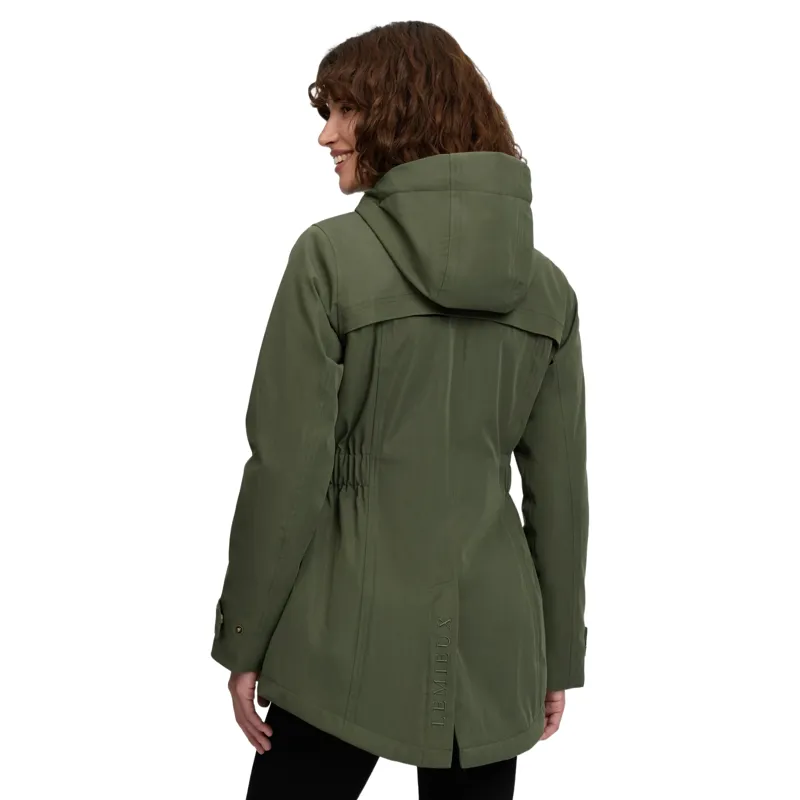 LeMieux Heritage Beatrice Womens Waterproof Coat - Olive-8