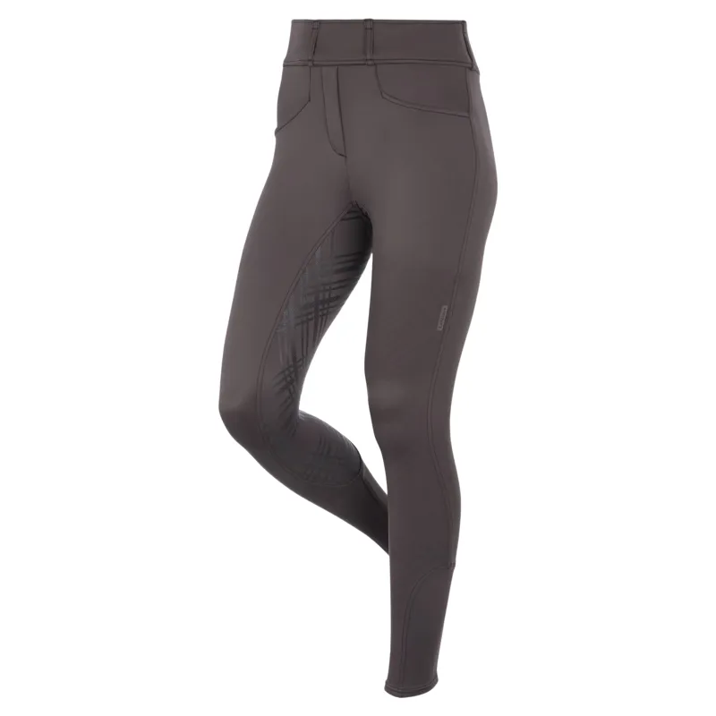 LeMieux Heritage Check Full Grip Womens Bregging Riding Tights - Cocoa-1