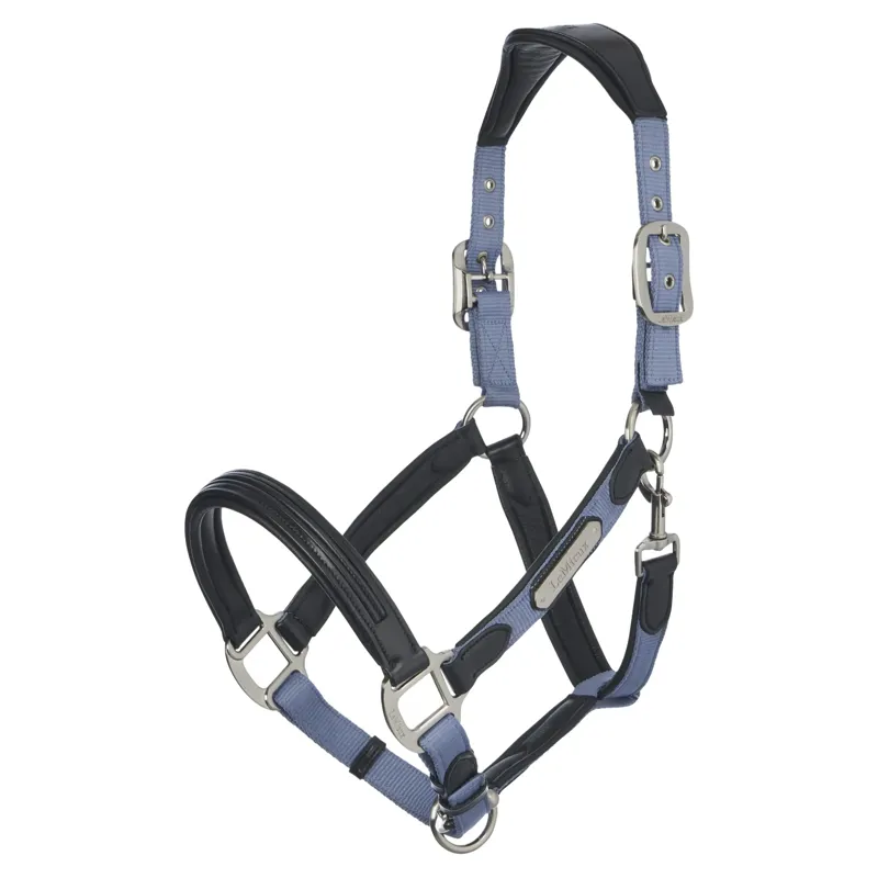 LeMieux Capella Leather Headcollar - Powder Blue 