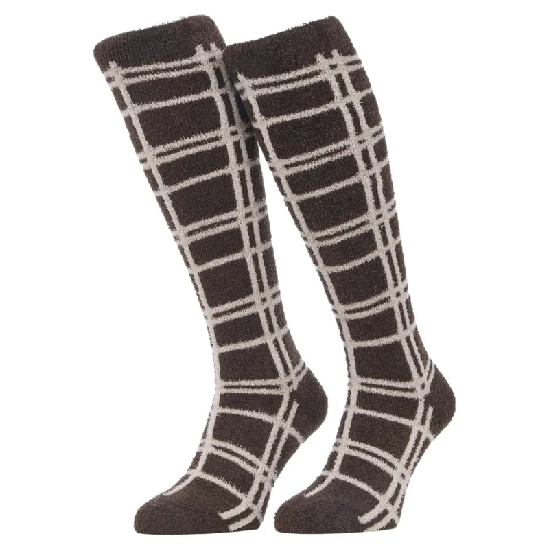 LeMieux Heritage Fluffies Adults Socks - Cocoa