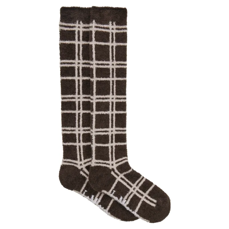 LeMieux Heritage Fluffies Adults Socks - Cocoa-1