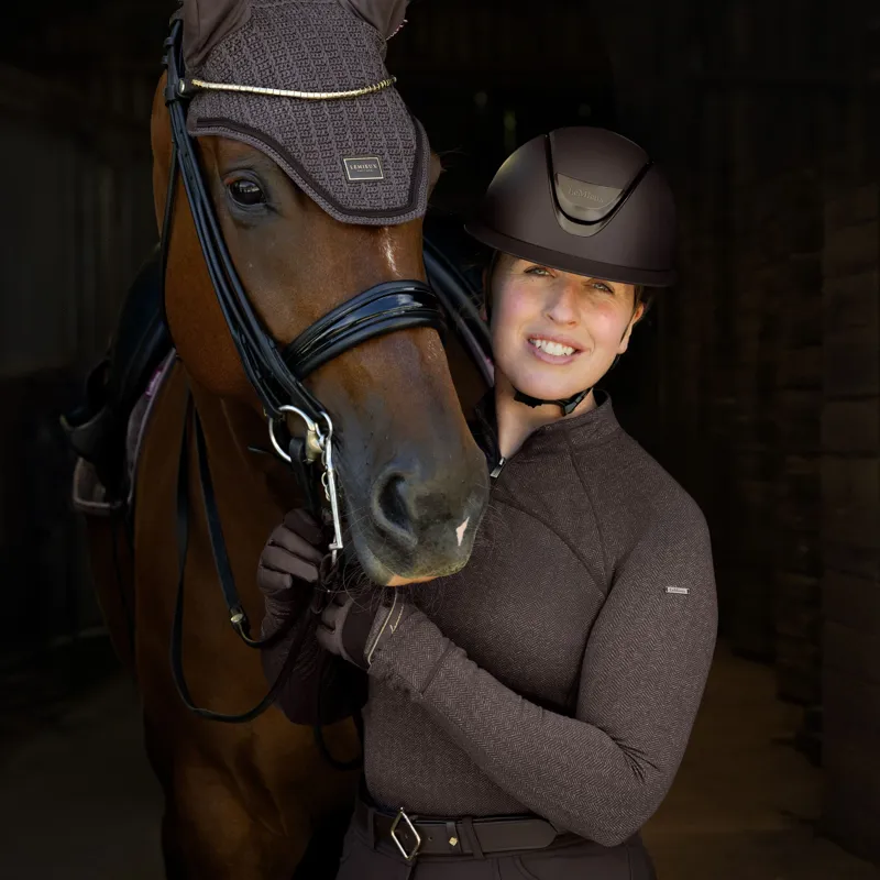 LeMieux Heritage Fly Hood - Cocoa Pre-Order-3