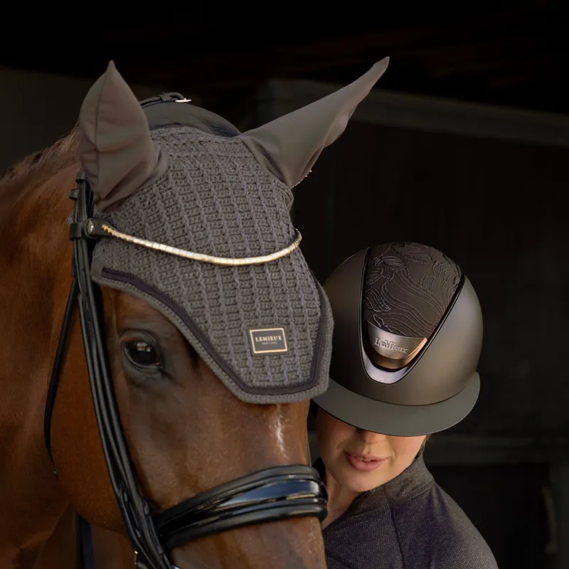 LeMieux Heritage Fly Hood - Cocoa Pre-Order-1