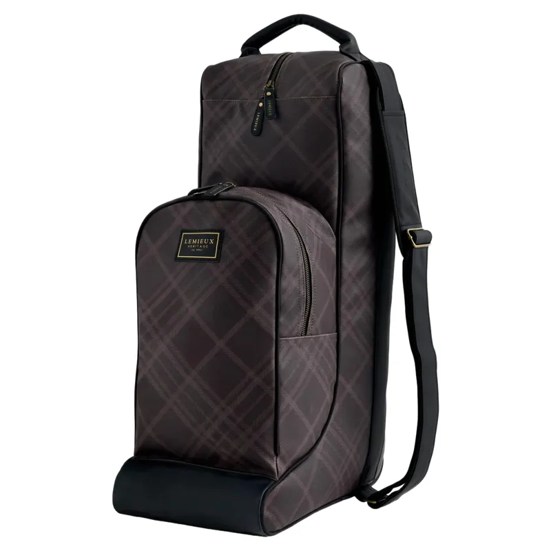 LeMieux Heritage Hat and Boot Bag - Cocoa-1